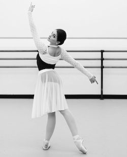 La bailarina Kathryn Morgan. Foto de Erin Kestenbaum.