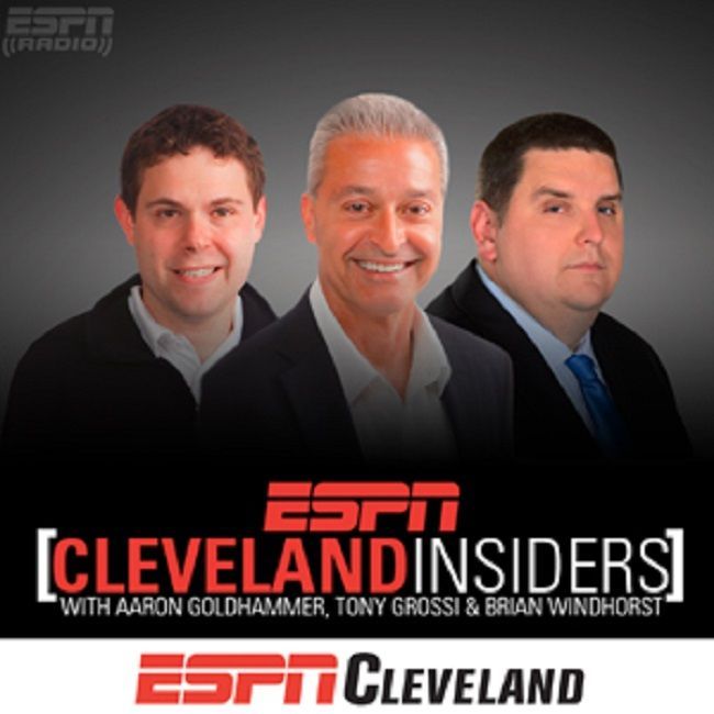 Toni Grossi ESPN: ssä Aaron Goldhammerin ja Brian Windhorstin kanssa