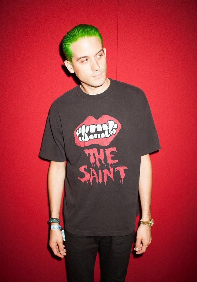 G-Eazy-with-green-hair