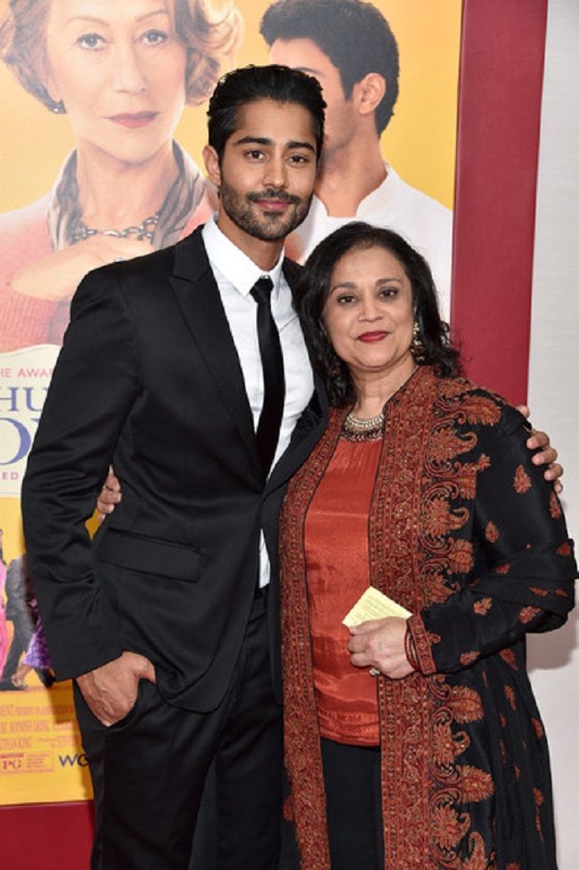 Manish met zijn moeder