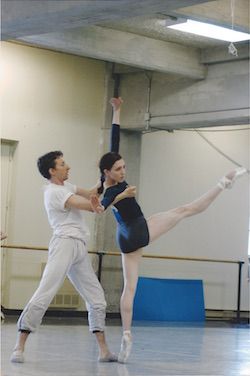 Gabrielle Lamb (dešinėje) ir Marcin Kaczorowski. Serguei Endiniano nuotr.