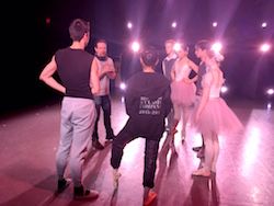 Sascha Radetsky (segundo desde la izquierda) con American Ballet Theatre Studio Company. Foto cortesía de Radetsky.