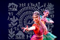 Pietų Indijos klasikinio šokio forma „Bharatnatyam“