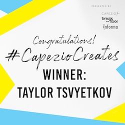Capezio creëert winnaar Taylor Tsvyetkov.