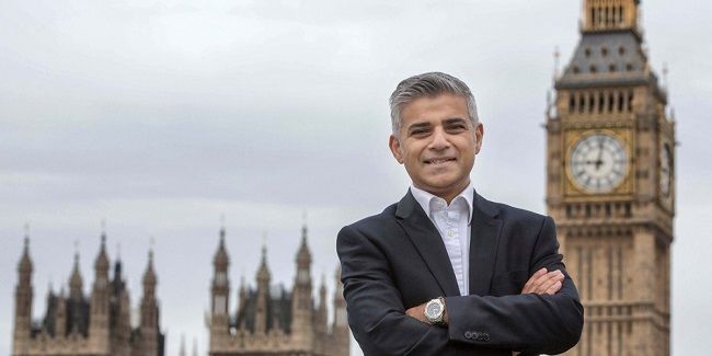 sadiq khan kot londonski župan