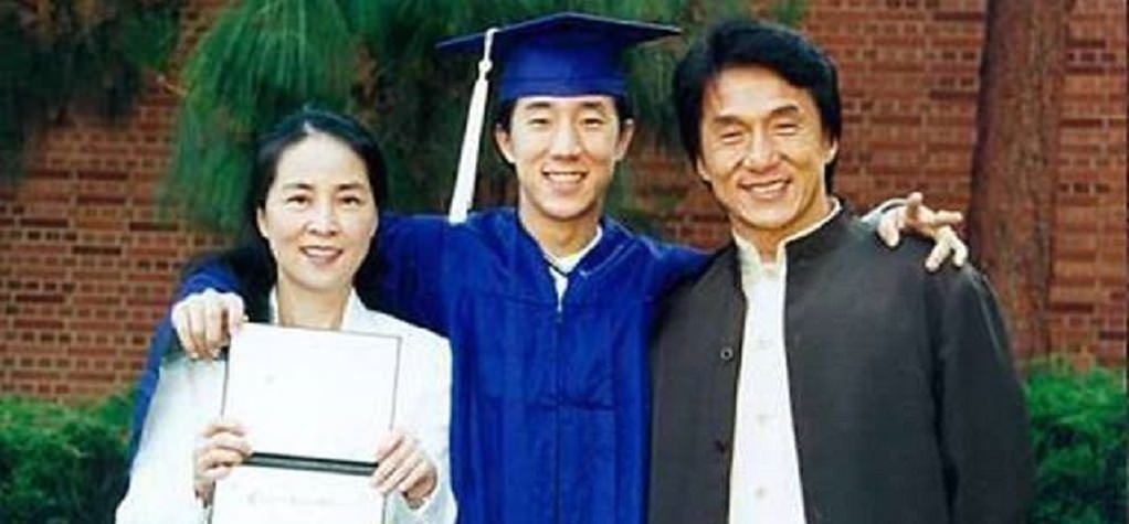 Kone til Jackie Chan, Lin Feng Jiao; Kend til hendes tidlige liv, ægteskab, børn