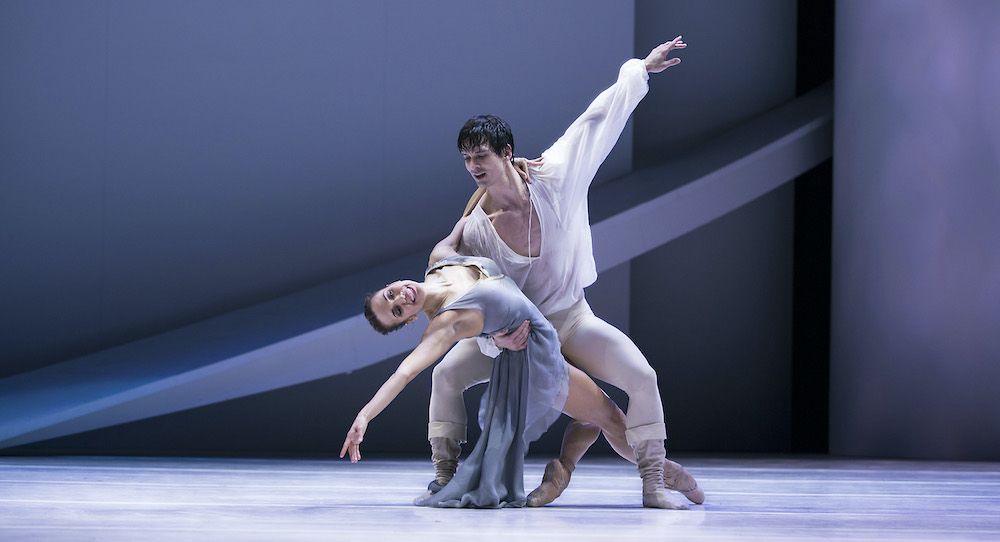 Šéfovia tichomorského severozápadného baletu Noelani Pantastico a James Moore v predstavení Jean-Christophe Maillot